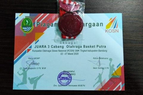 Juara 3 Lomba Basket O2SN Kab. Bandung