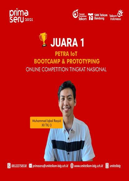 Juara 1 Petra IoT Bootcamp & Prototyping Online Competition
