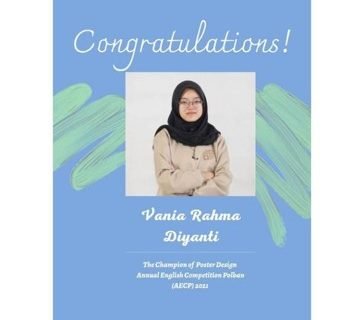 Juara  1st Place Poster Design Competition