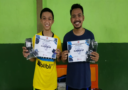 Runner Up (Juara 2) Tunggal Putra Badminton Talk Community